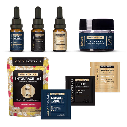 مجموعة Gold Naturals التجريبية - عائلة المنتجات