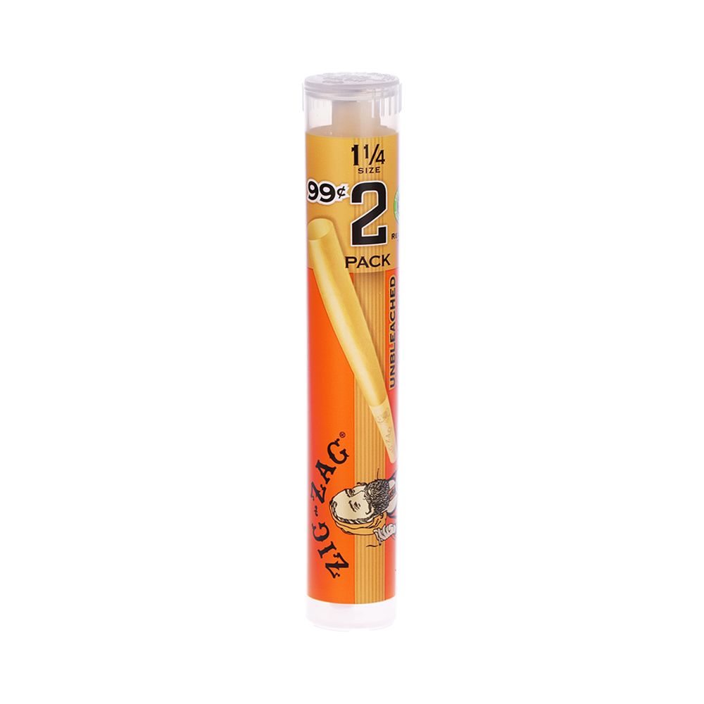 24CT - Zig Zag Pre-Priced Unbleached Cones - 1 1/4 / 2pc