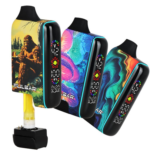 9CT - Pulsar 510 DL 5.0 LCD Screen Vape Bar Design Series - 1000mAh / Assorted Designs