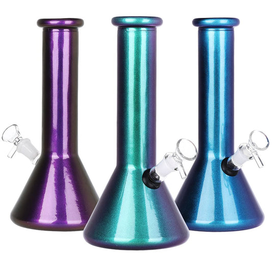 بايب مياه زجاجي من SeshGear Boxed Sparkle and Shine Beaker - مقاس 10 إنش / 14 ملم أنثى / ألوان متنوعة
