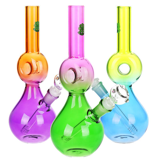 SeshGear Donut Ombre Glass Water Pipe - 10.5 بوصة/ 3 قطع