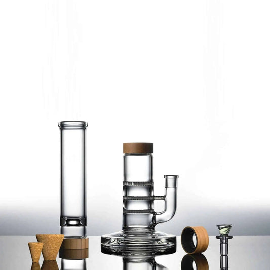 Vitae Glass T.H.C Bong - 16" (Triple Honey Comb)