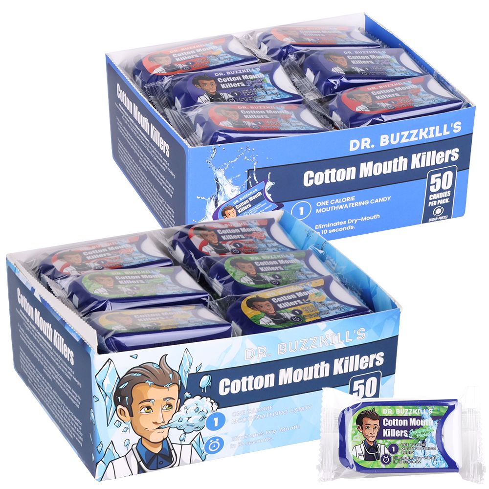 Dr. Buzzkill's CottonMouth Killers Candy | 50pc | 24pk