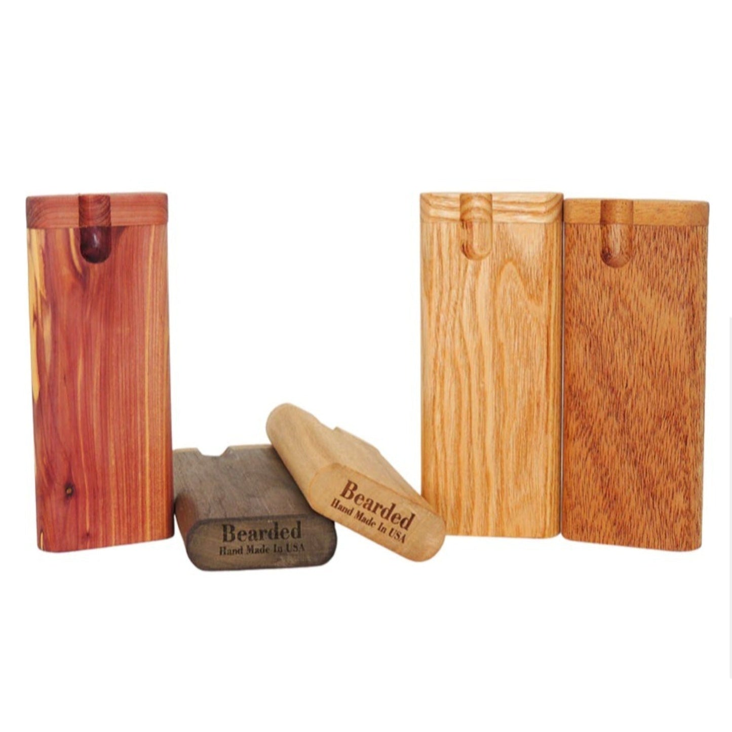Bearded Classic Wood Dugout With Chillum 4in