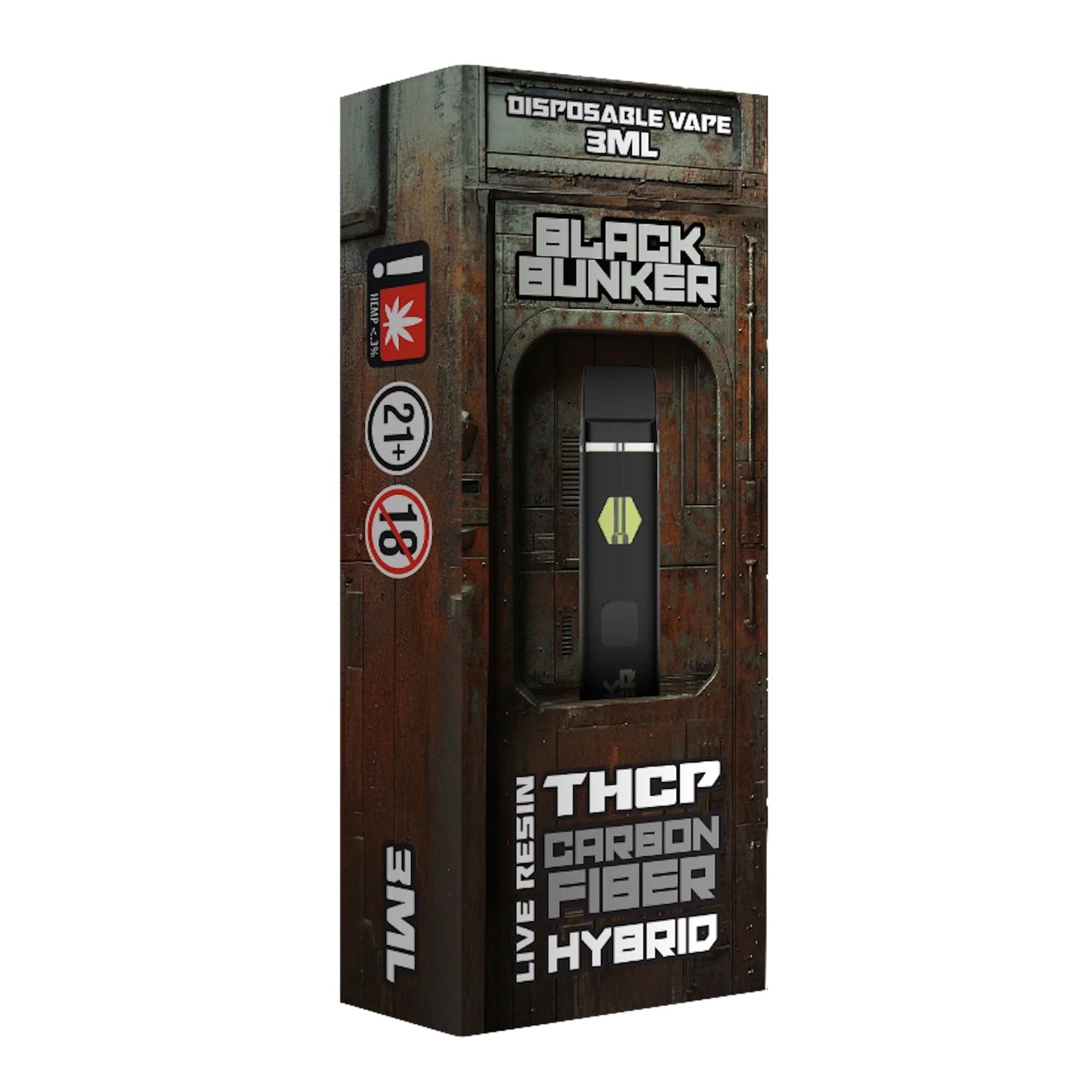 Black Bunker THC-P Live Resin Vaporizer 3000mg