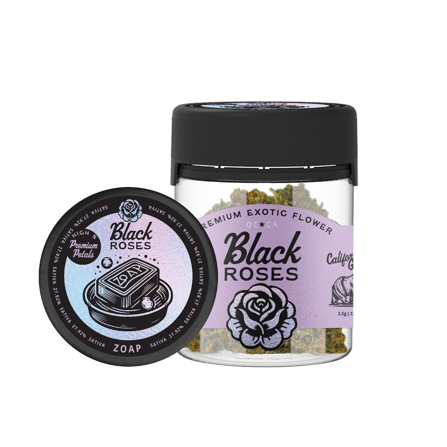 Black Roses Premium Exotic Zoap THC-A Flower 3.5g
