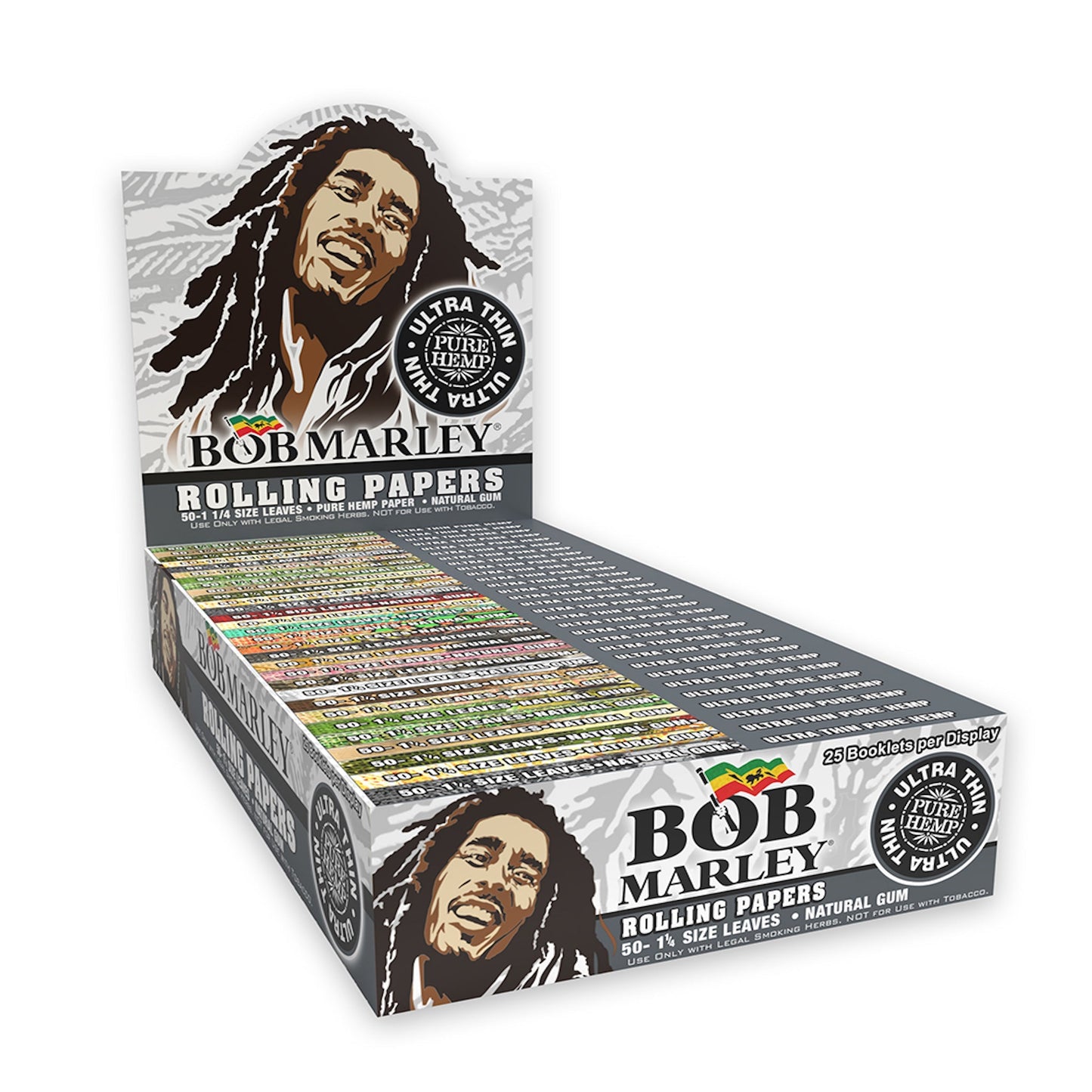 Bob Marley Ultra Thin Rolling Papers 1 1/4 or King Size