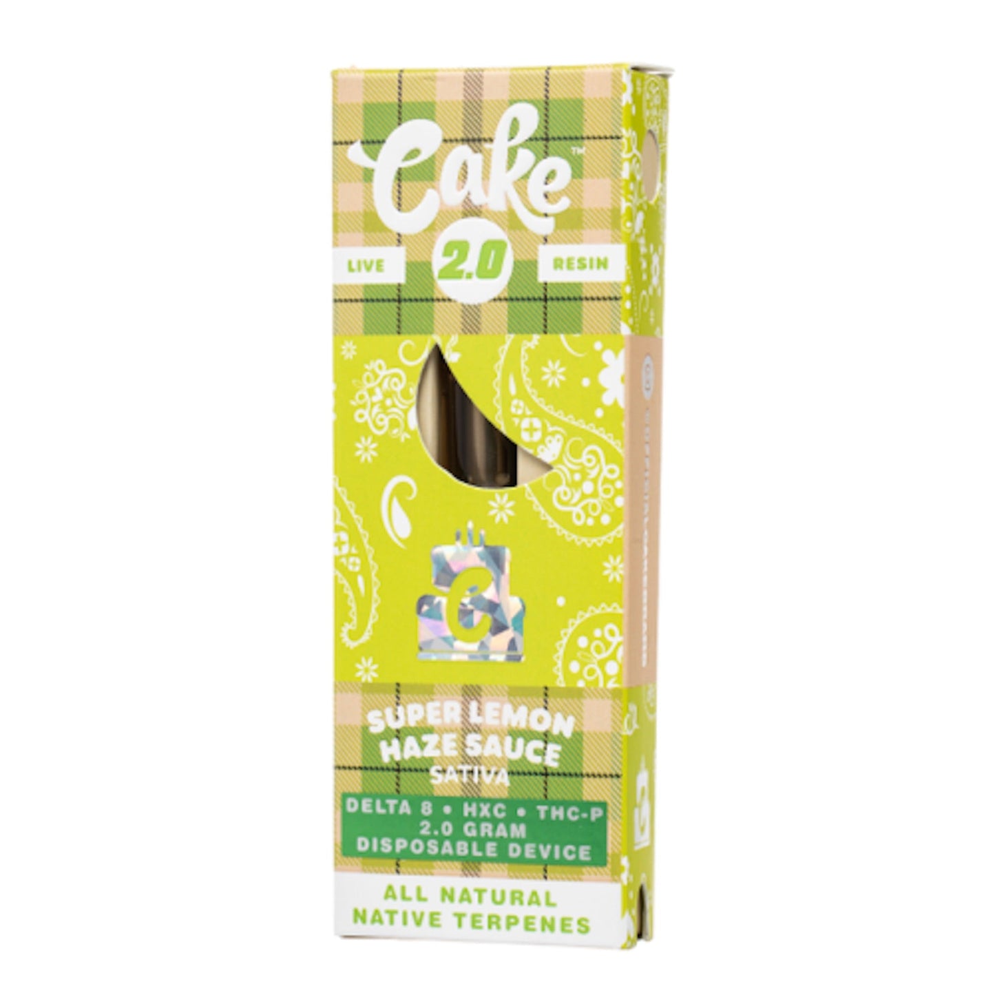 Cake Cold Pack Live Resin Vaporizer 2000mg