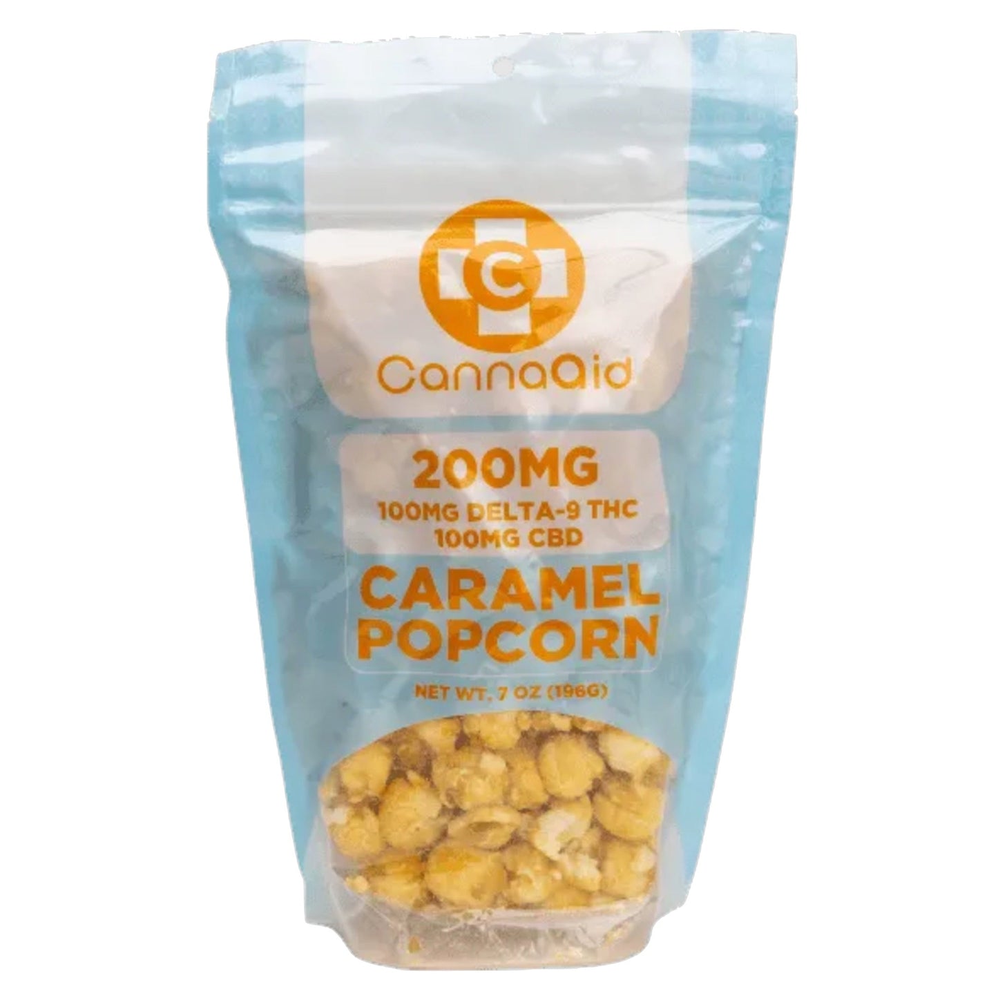 CannaAid Delta 9 CBD Caramel Popcorn 200mg