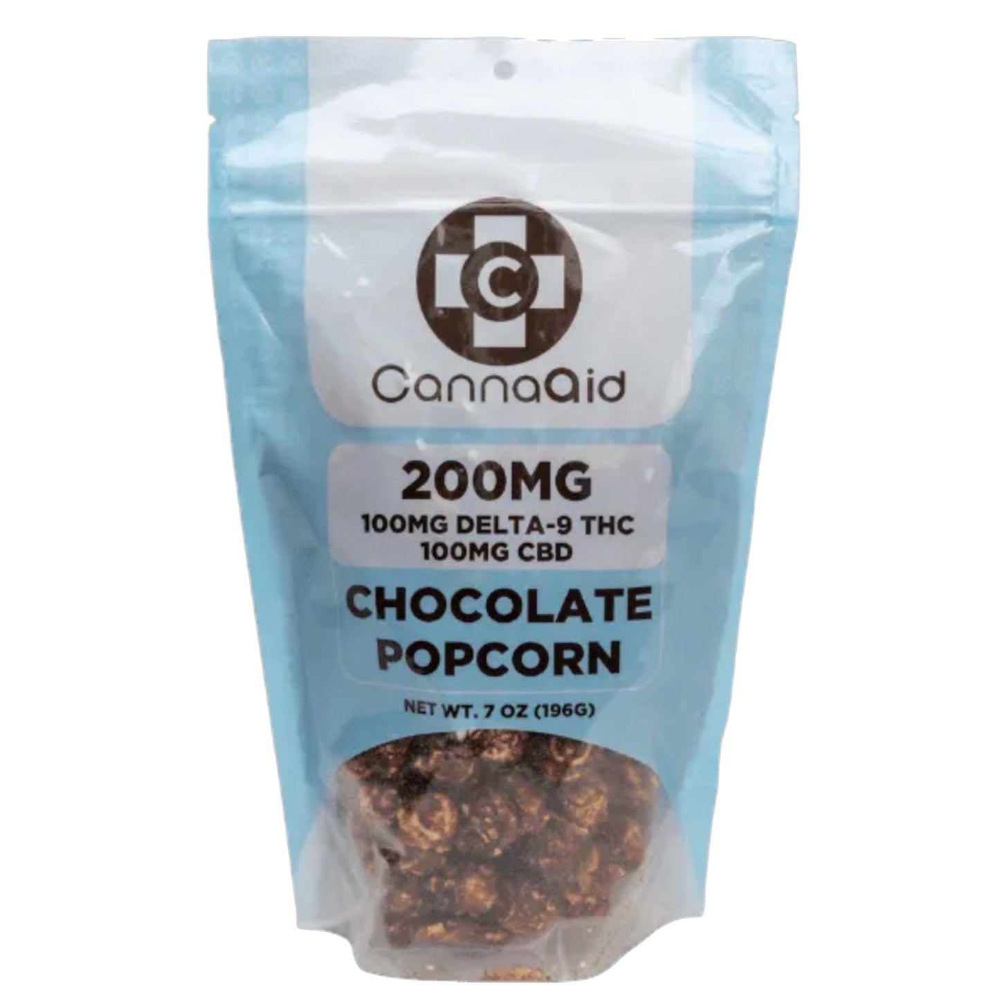 CannaAid Delta 9 CBD Chocolate Popcorn 200mg