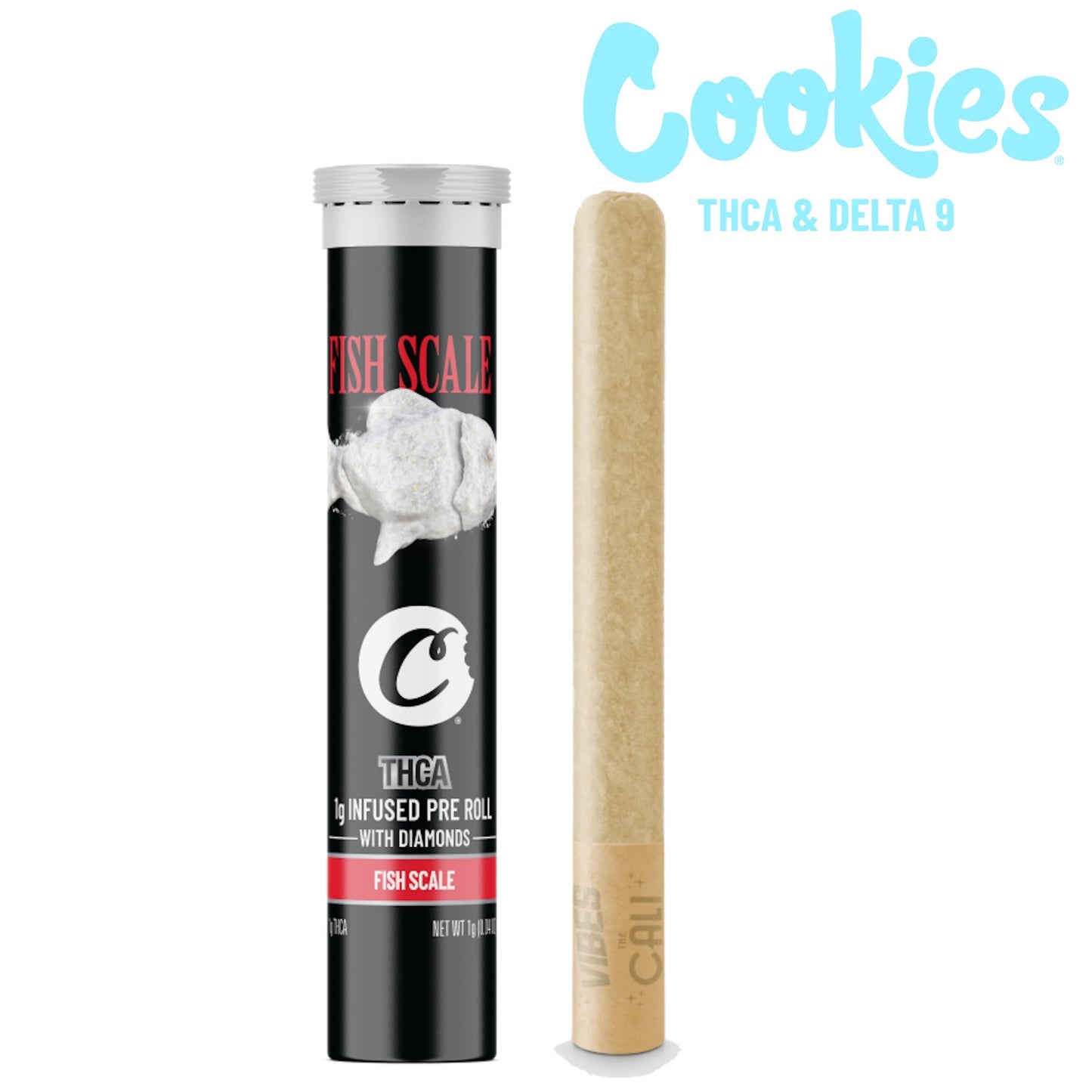 Cookies Fish Scale THC-A Pre-Roll 1000mg
