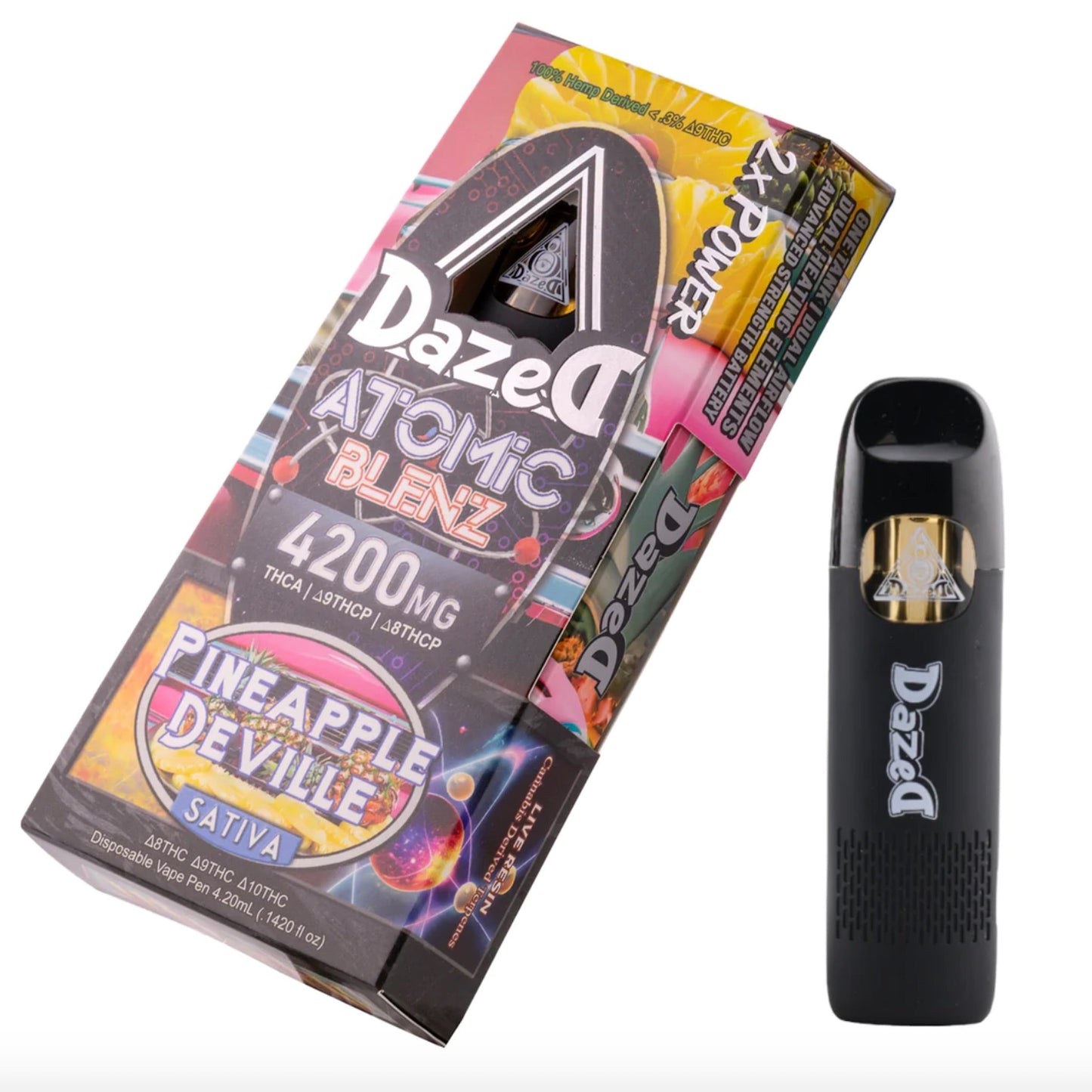 Dazed Nimbus Atomic Blenz THC-A Vaporizer 4200mg