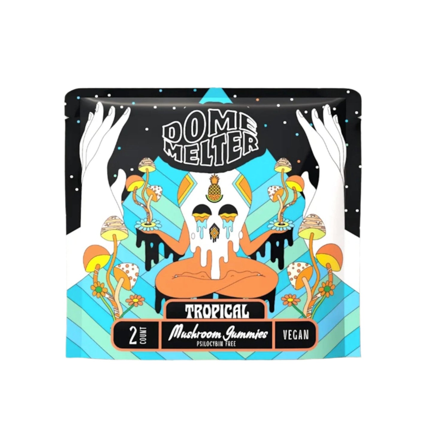 Hixotic Dome Melter Magic Mushroom Tropical Gummies 2ct