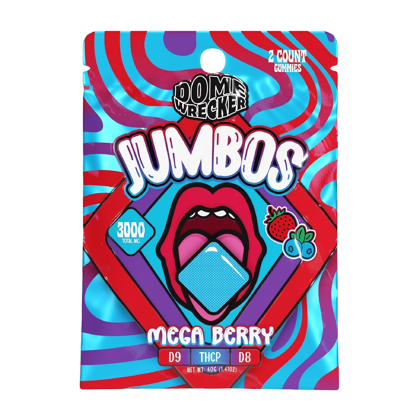 Dome Wrecker Jumbo Gummies 3000mg 2ct
