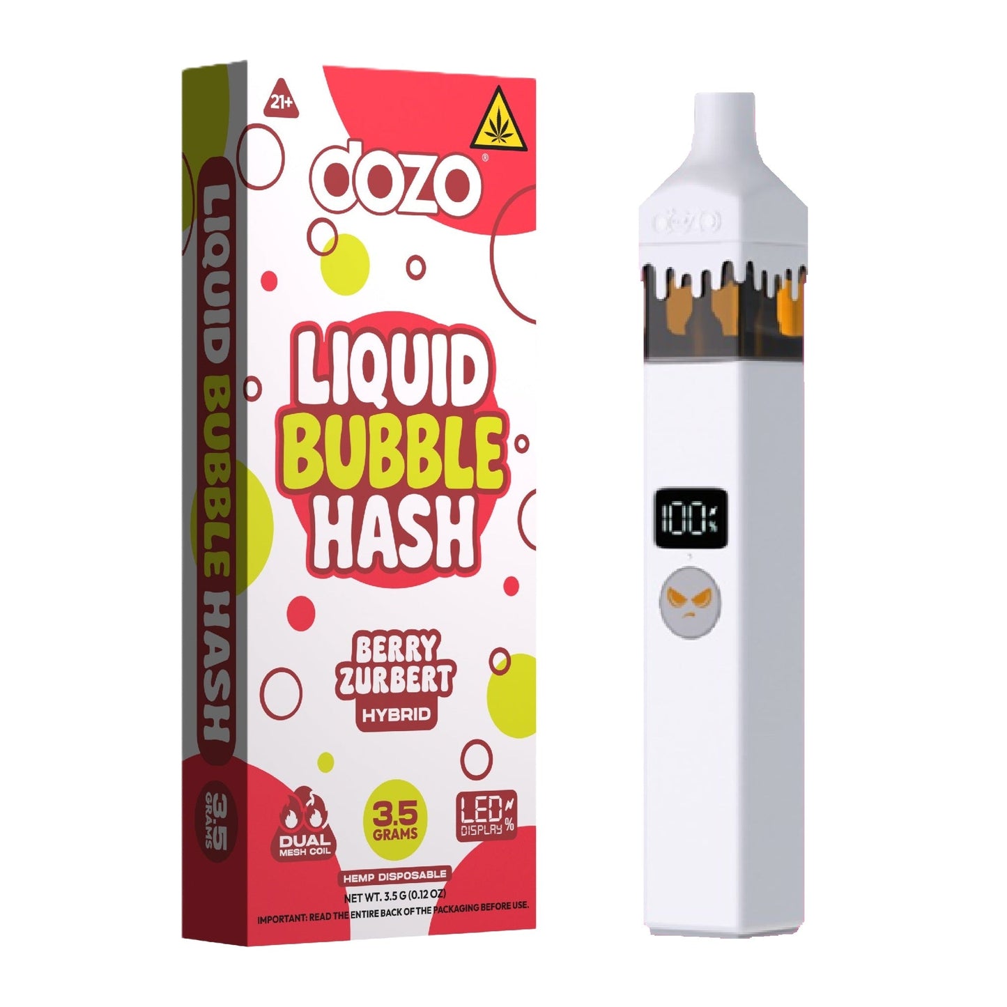 Dozo THC-A Liquid Bubble Hash Vaporizer 3500mg