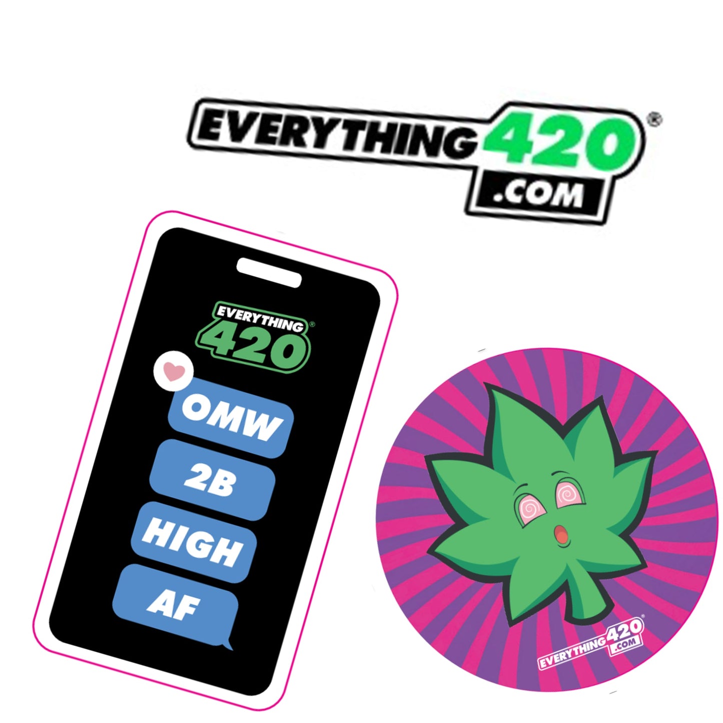 Everything 420 Stickers 3 Pack