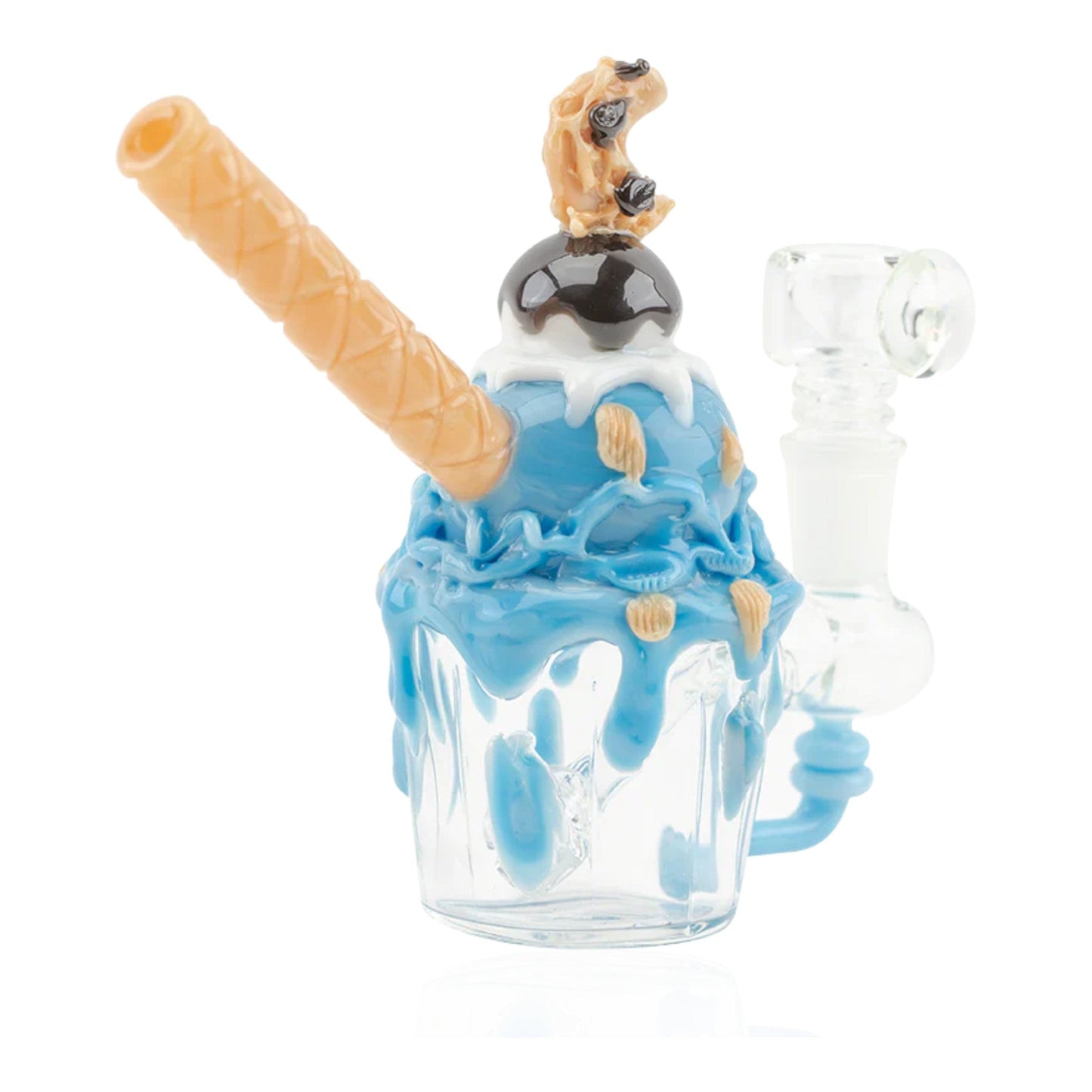 Empire Glassworks Cookie Monster Sundae Nano Rig 6in