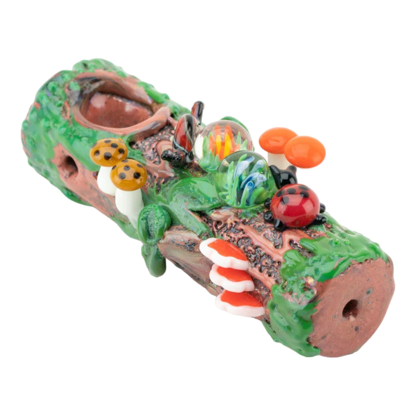 Empire Glassworks Mossy Log Pipe 2in