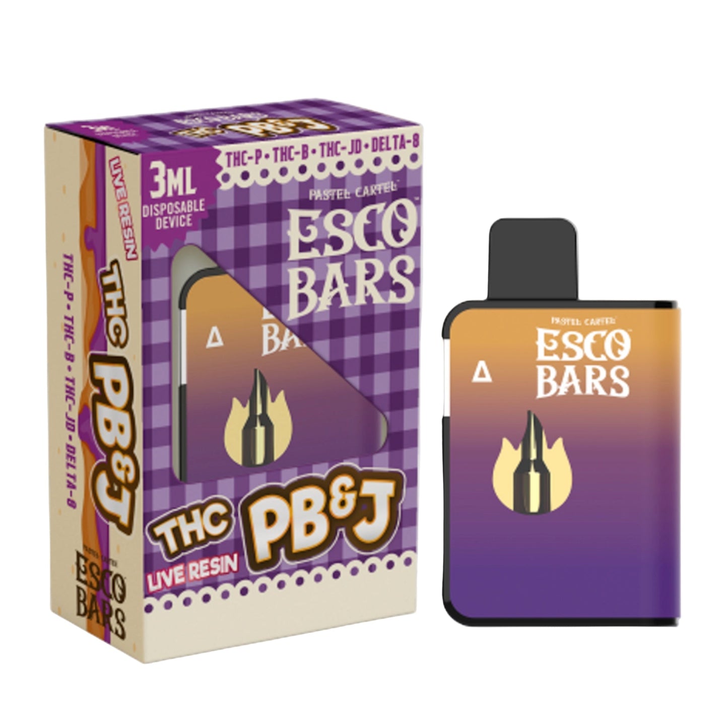 Esco Bar Escobars Live Resin THC Blend Vaporizer 3000mg