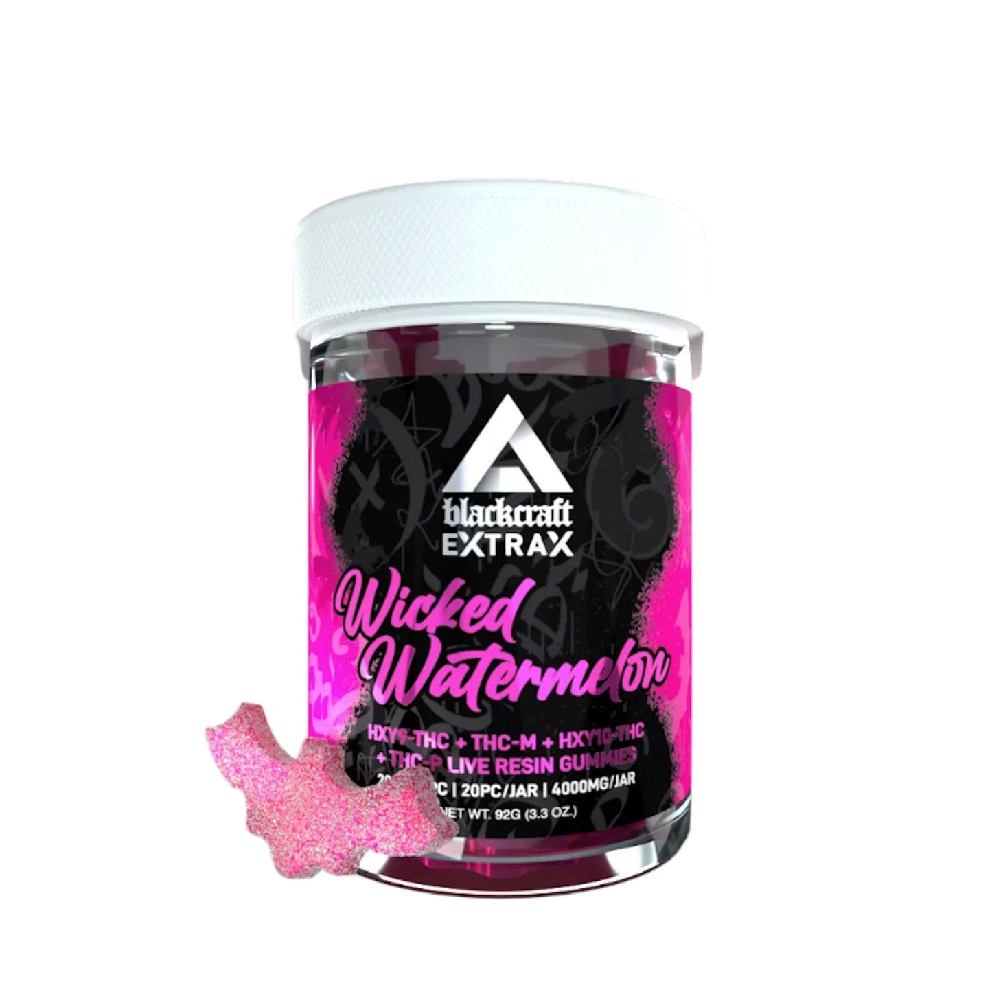 Extrax Blackcraft THC-P THC-M Gummies 4000mg 20ct