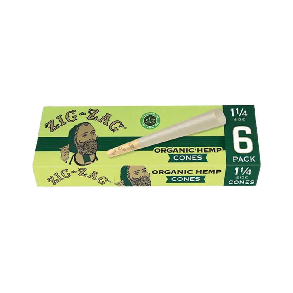 Zig Zag Organic Hemp Cones | 24pk