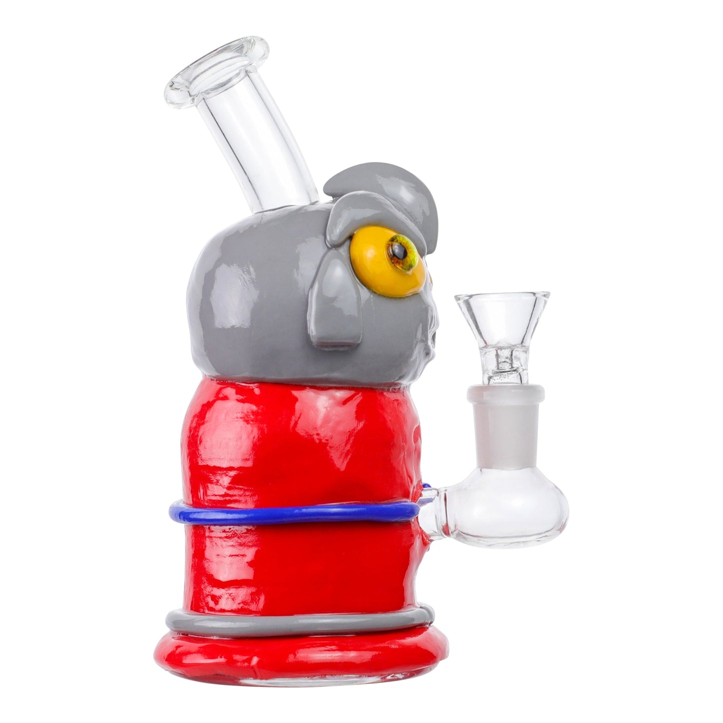 Galaxy Traveler Bubbler Bong 7in Borosilicate Glass