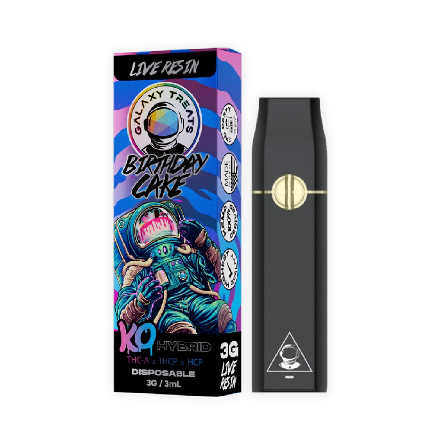 Galaxy Treats Live Resin THC-A Vaporizer 3000mg