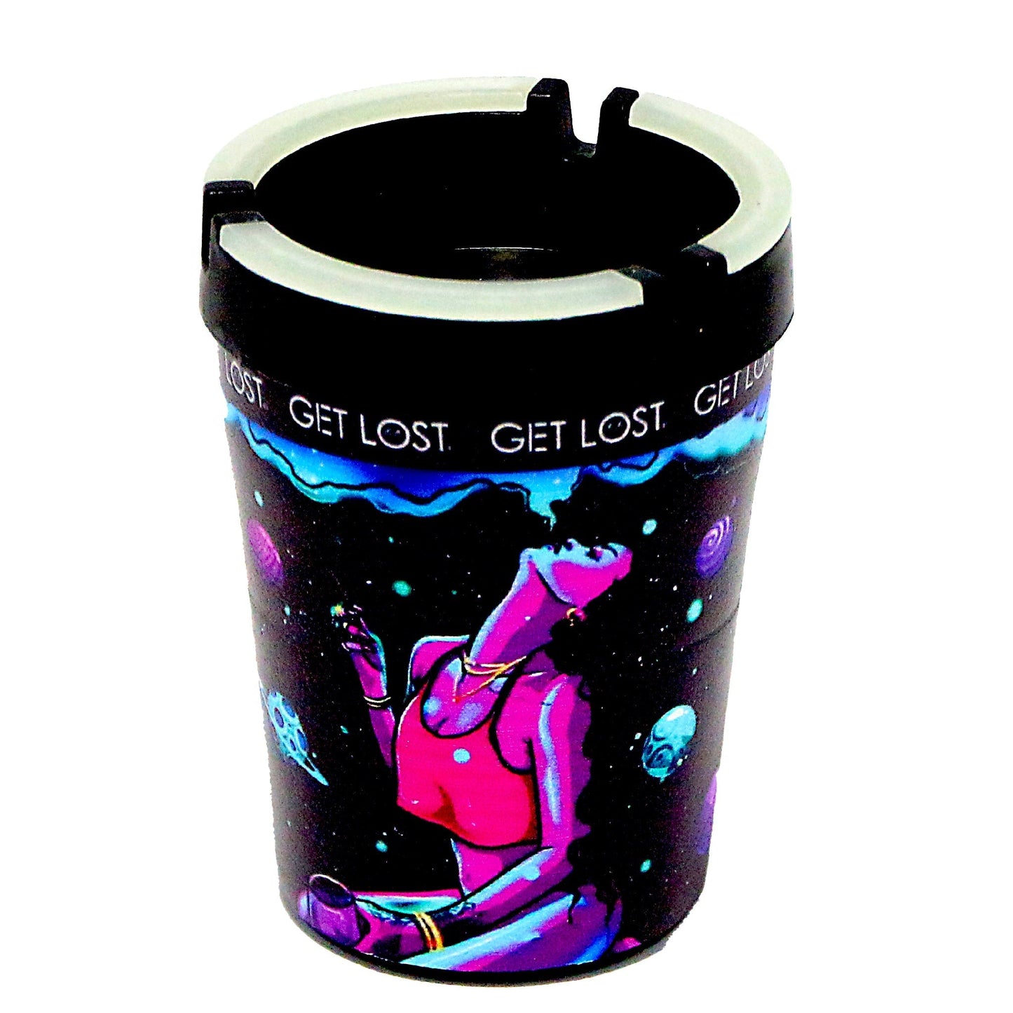 Get Lost Glow Top Butt Bucket Ashtray
