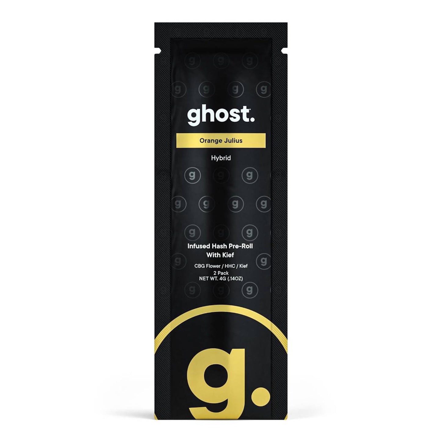 Ghost HHC CBG Infused Hash Pre-Rolls Kief 2g 2ct