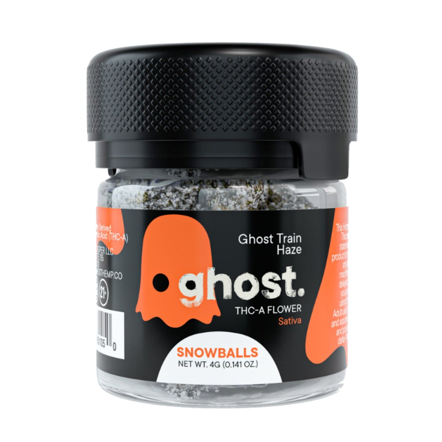 Ghost THC-A Snowball Ghost Train Haze Flower 4g Sativa