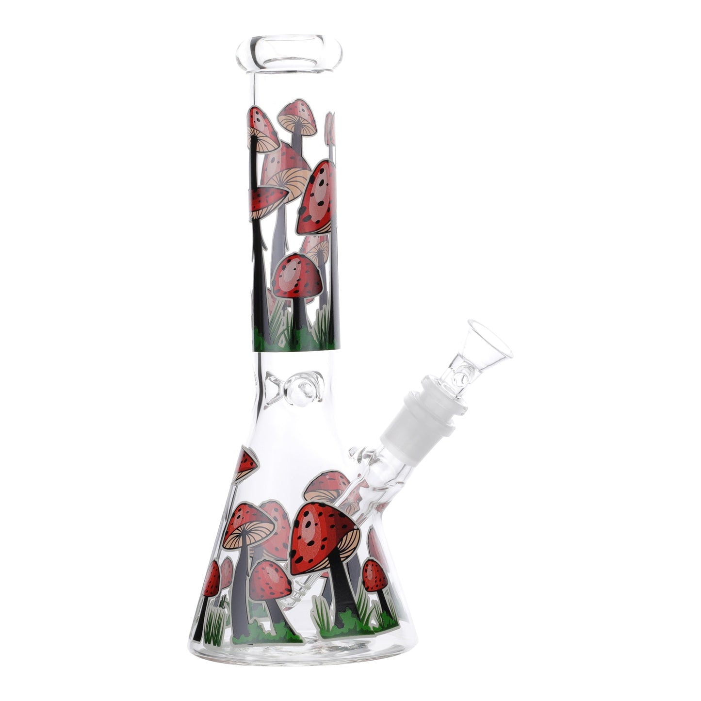 Royal Glass Gitd Mycelium Mushroom Bong 10in