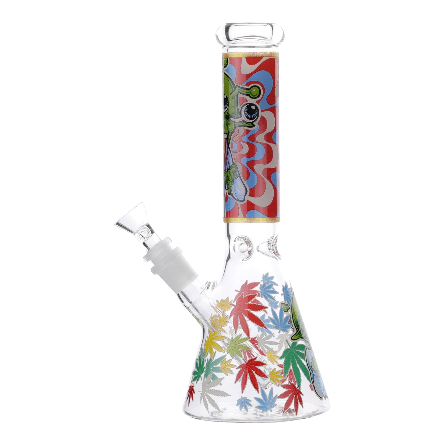 Royal Glass GITD Space Tripper Bong 10in Beaker