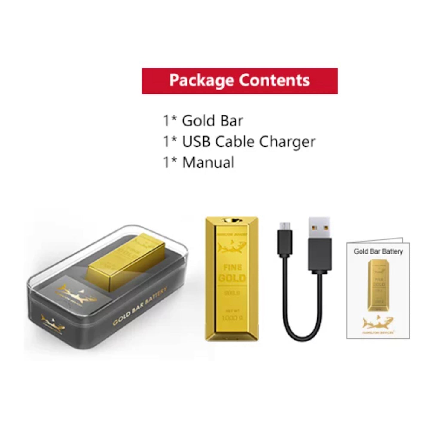 Hamilton Gold Bar 510 Thread Vaporizer 480mAh