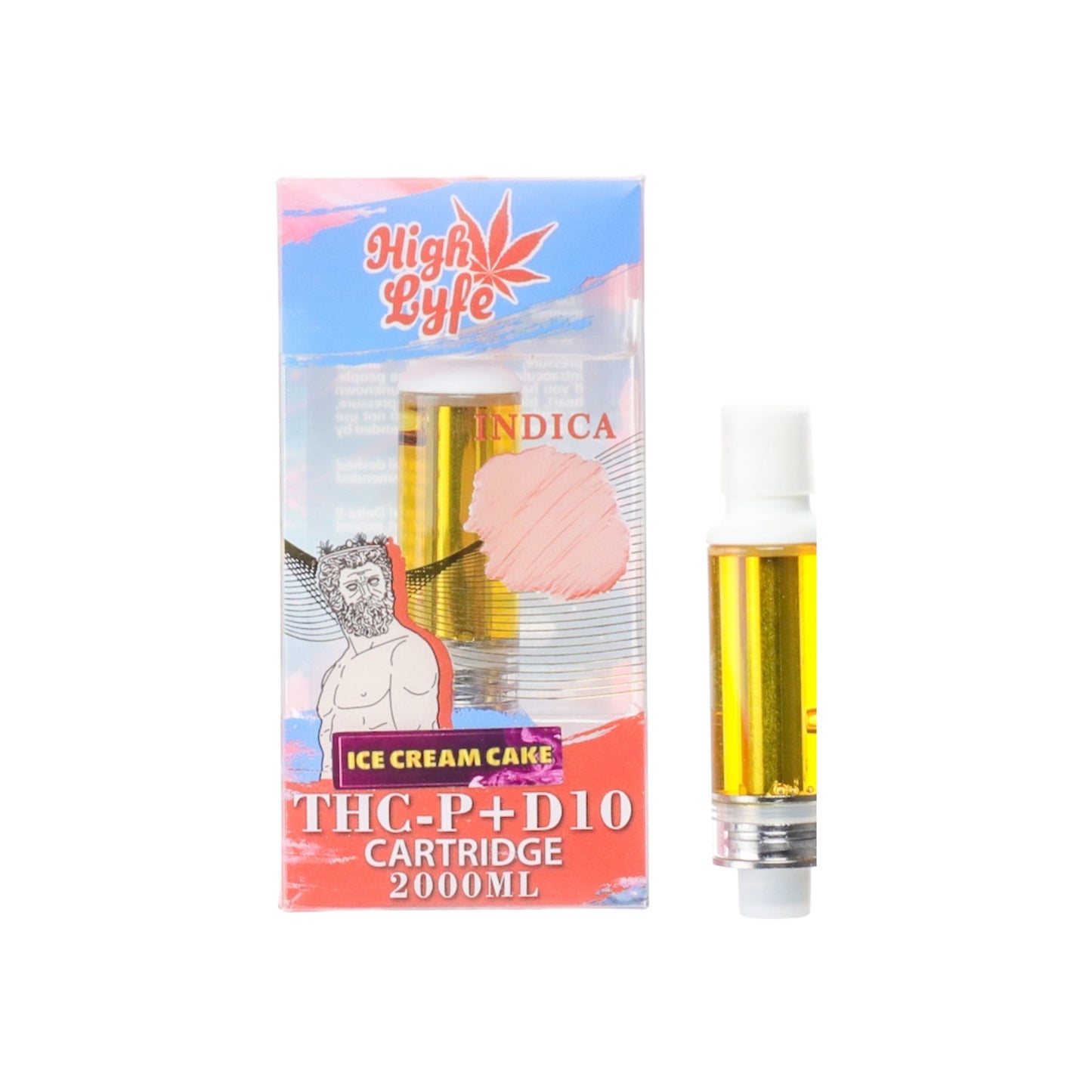 High Lyfe THC-P Delta 10 Cartridge 2000mg 510 Thread