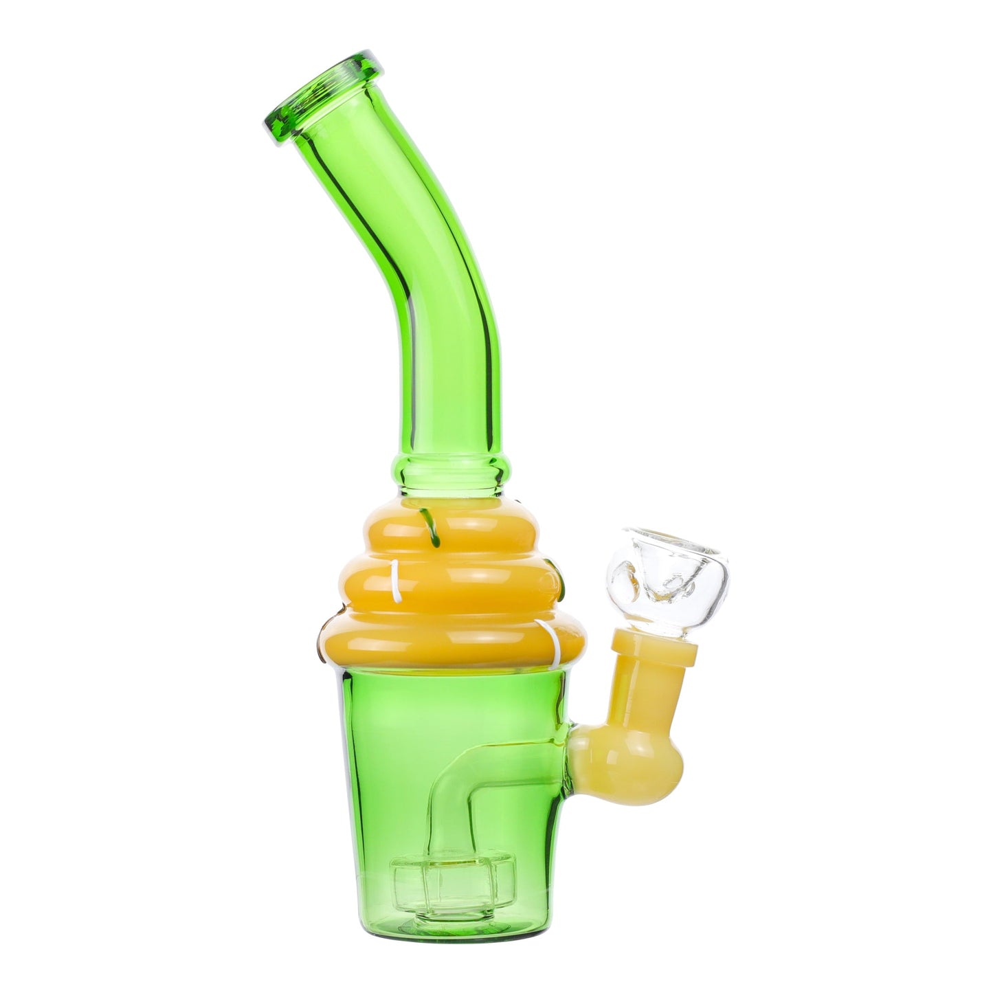 Allied International Iced Cupcake Perc Bong 6in