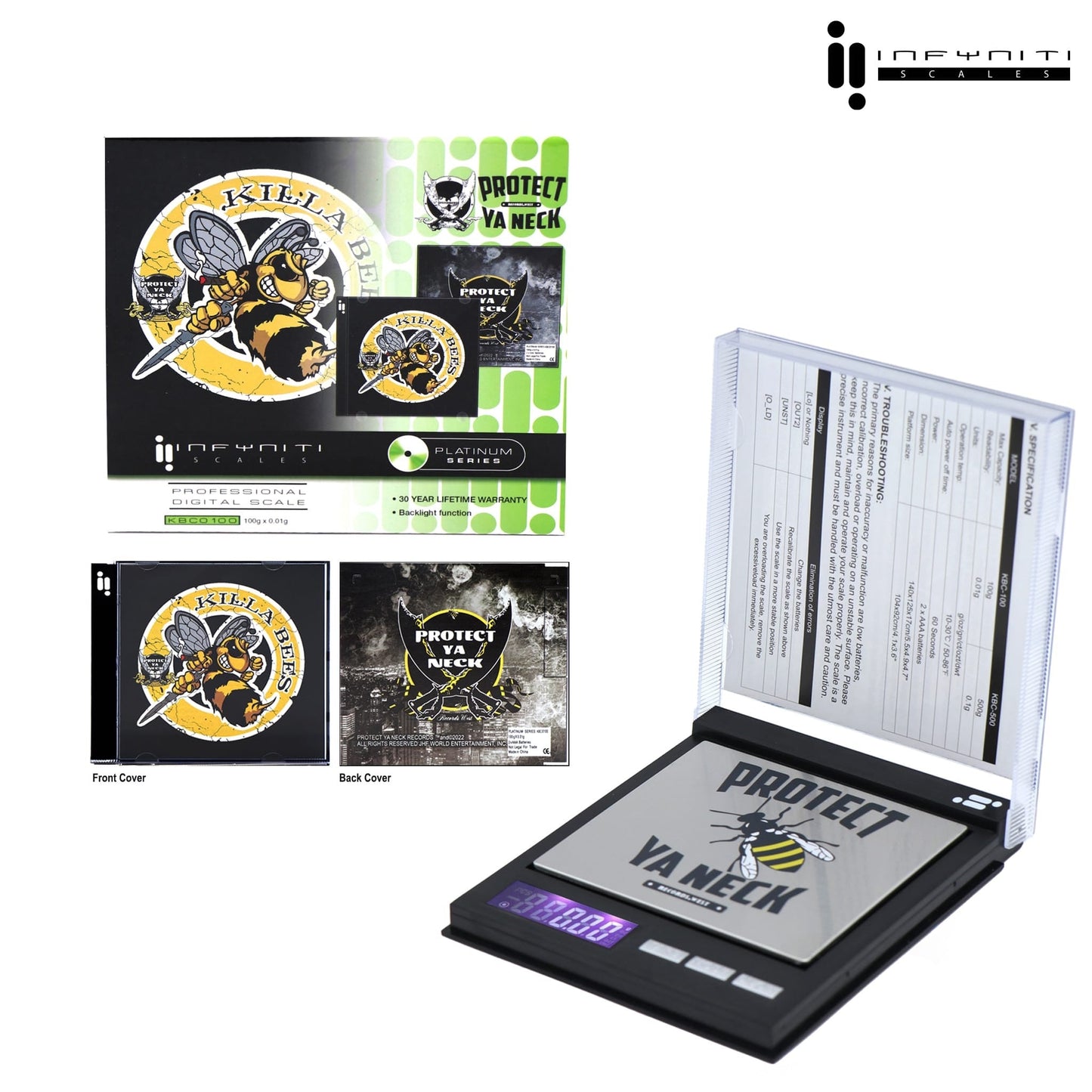 Infyniti Licensed Collection Pocket Scale 100gx.01g