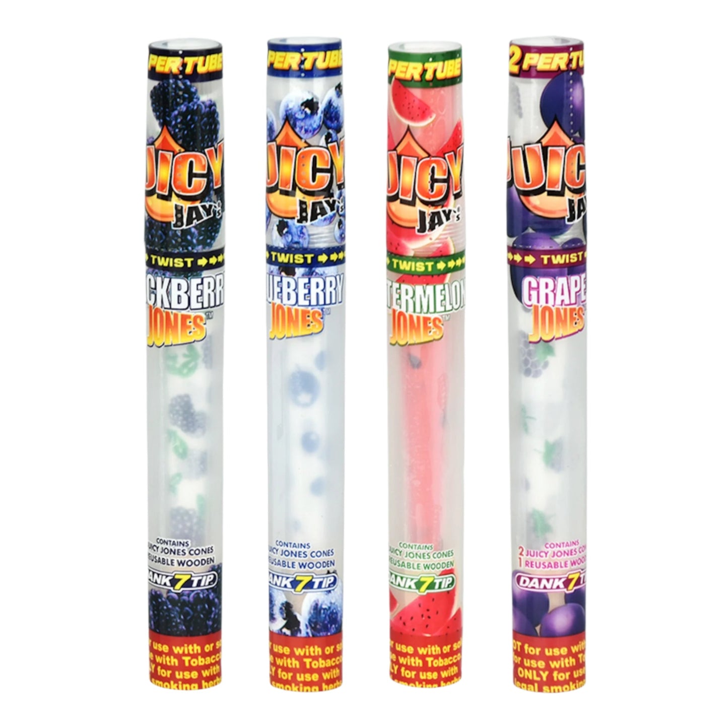 Juicy Jay's Pre-Rolled Cones With Wood Tip 2 Pack