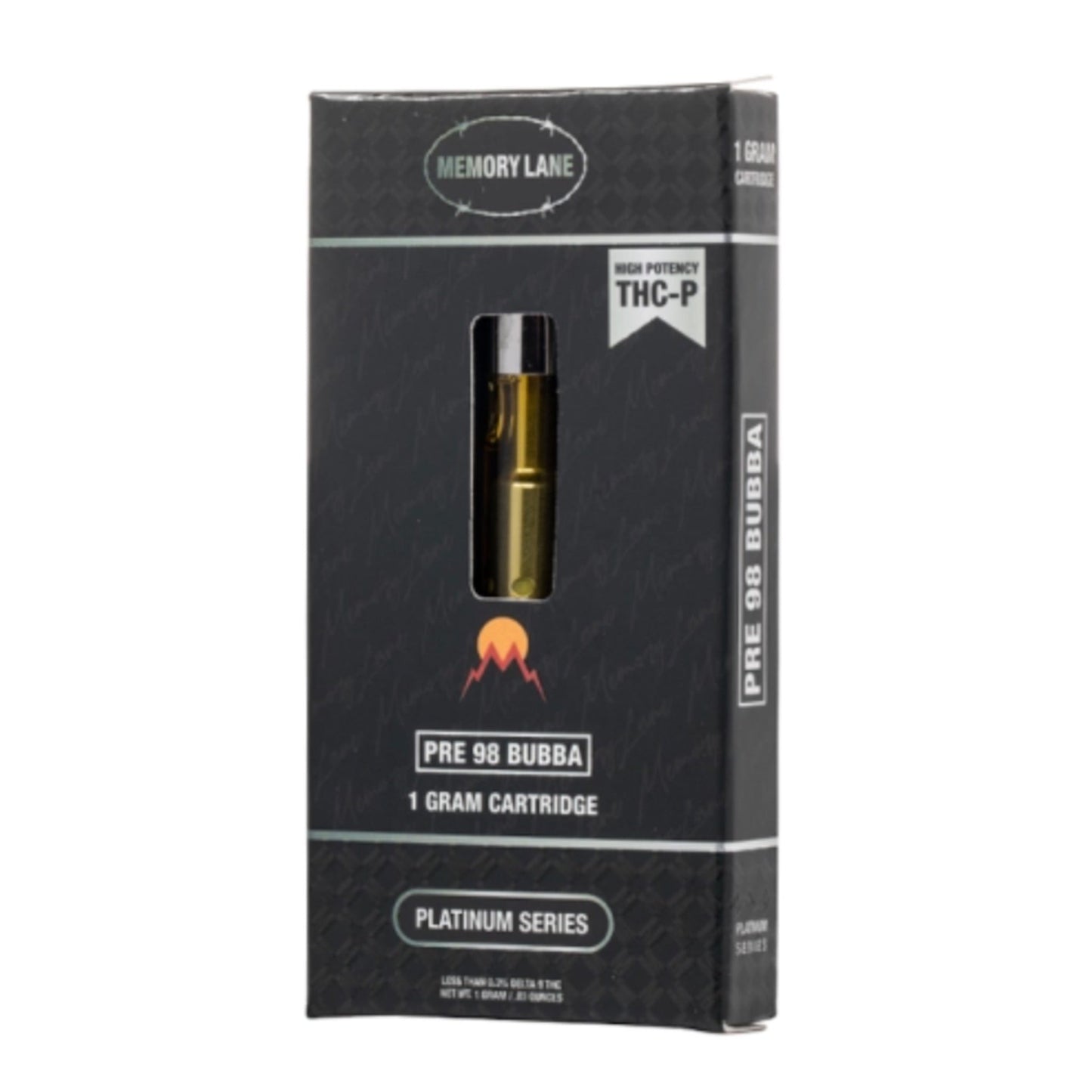 Memory Lane Pre 98 Bubba THC-P Blend Cartridge 1000mg