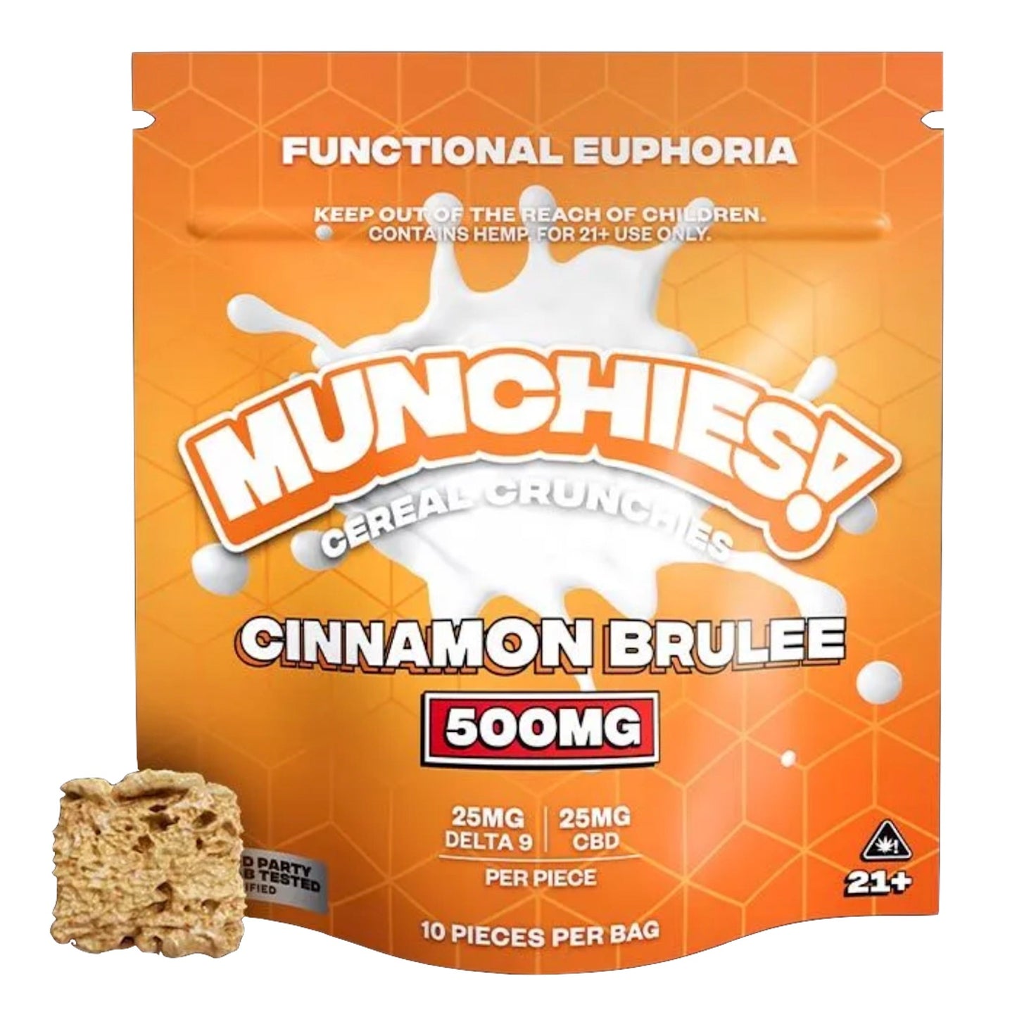 Munchies Delta 9 Cinnamon Brulee Cereal Crunchies 500mg