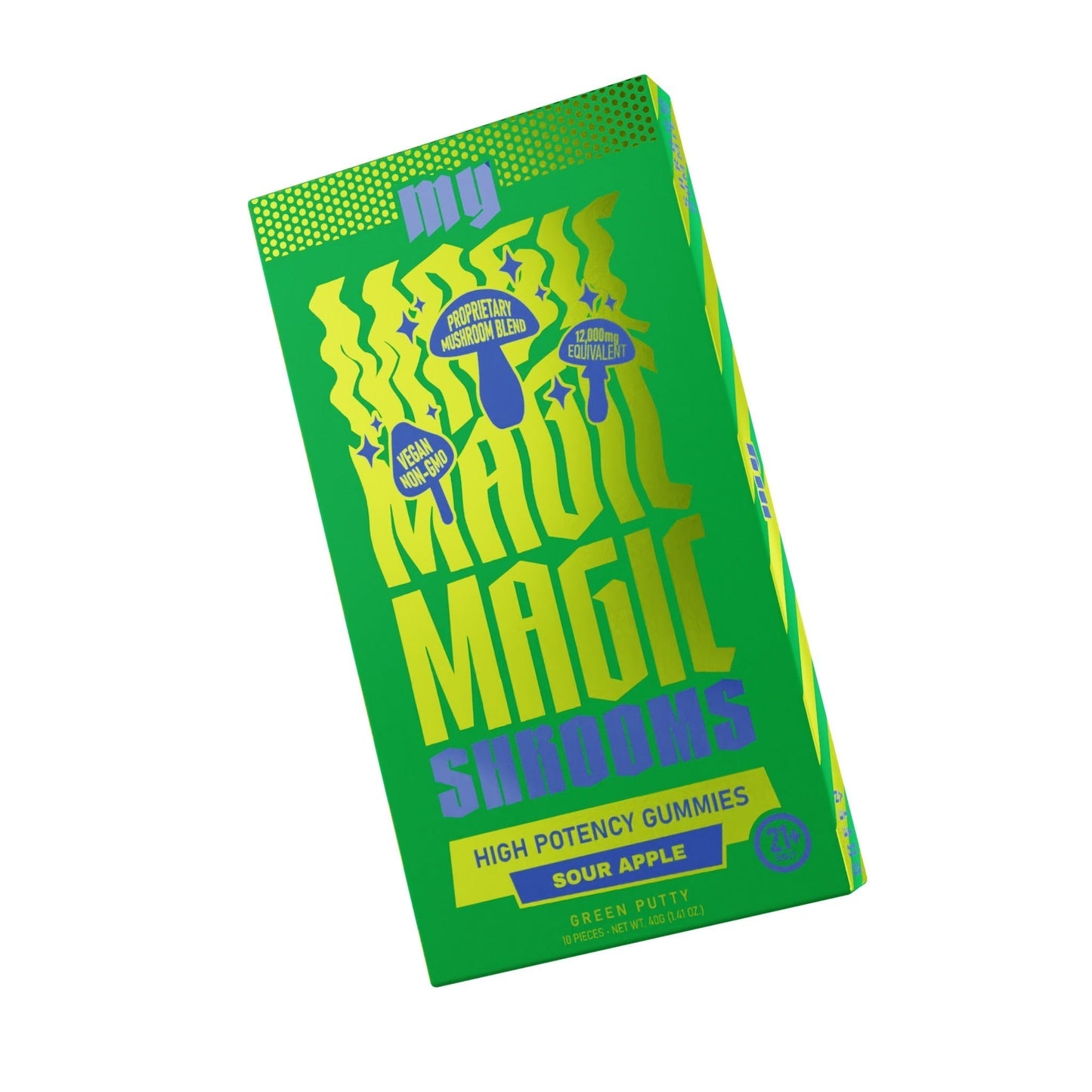 My Magic Shroom Sour Apple Gummies 12000mg 10ct