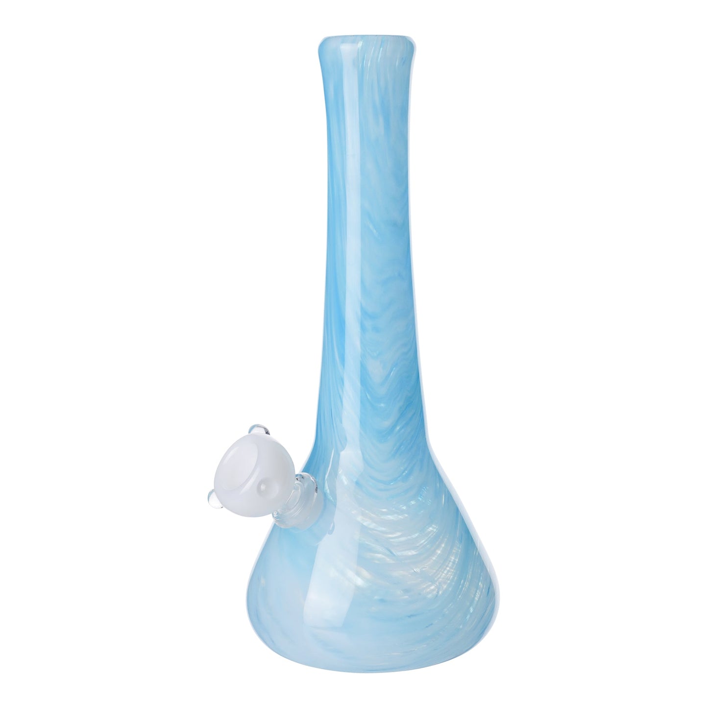 Noble Glass Swirling Beaker Bong 12in Borosilicate Glass
