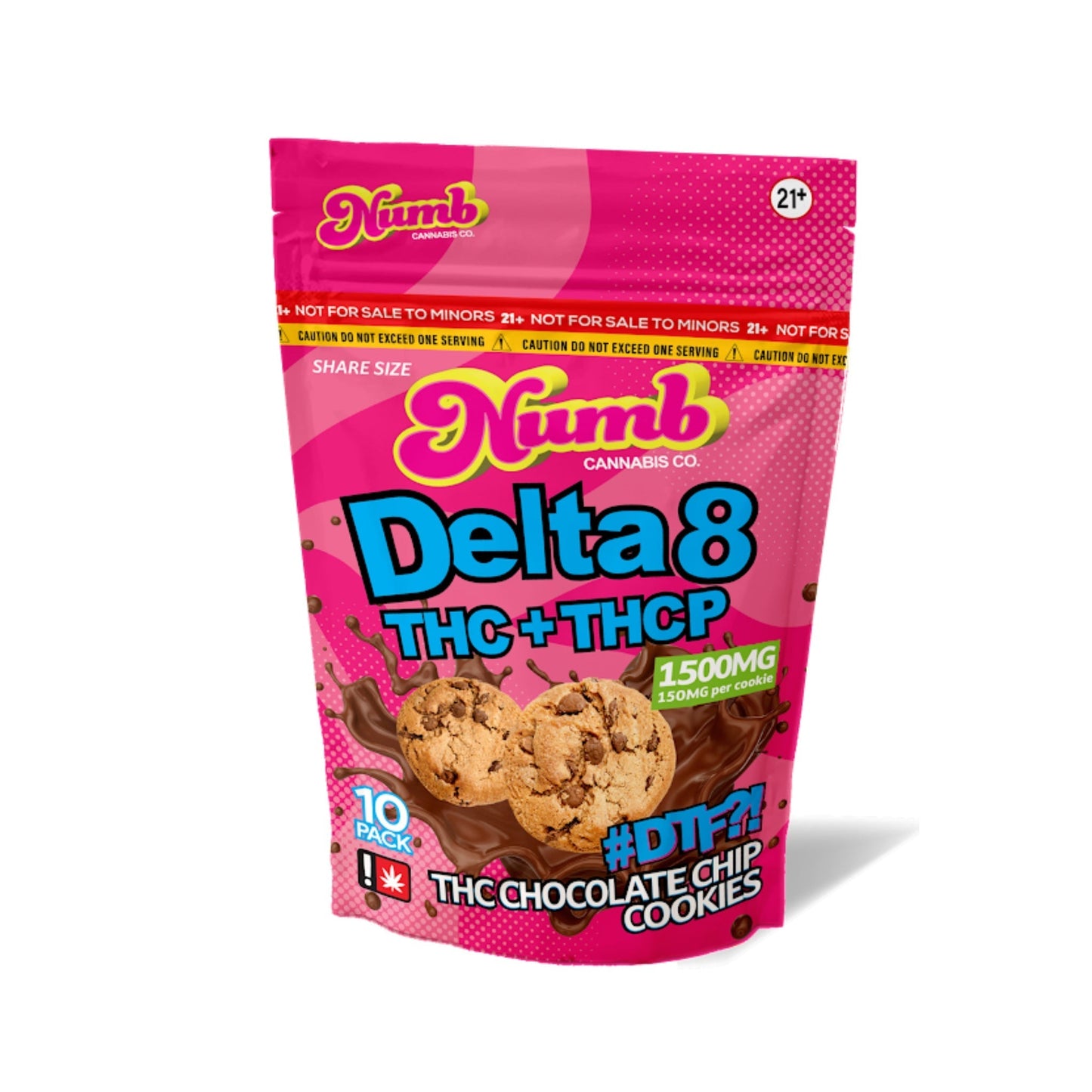 Numb Delta 8 Cookies 200mg 10ct