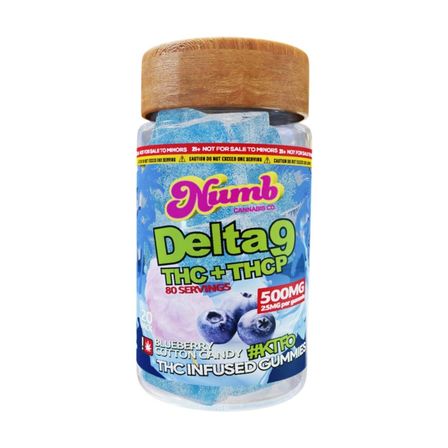 Numb Delta 9 THC-P Gummies 500mg