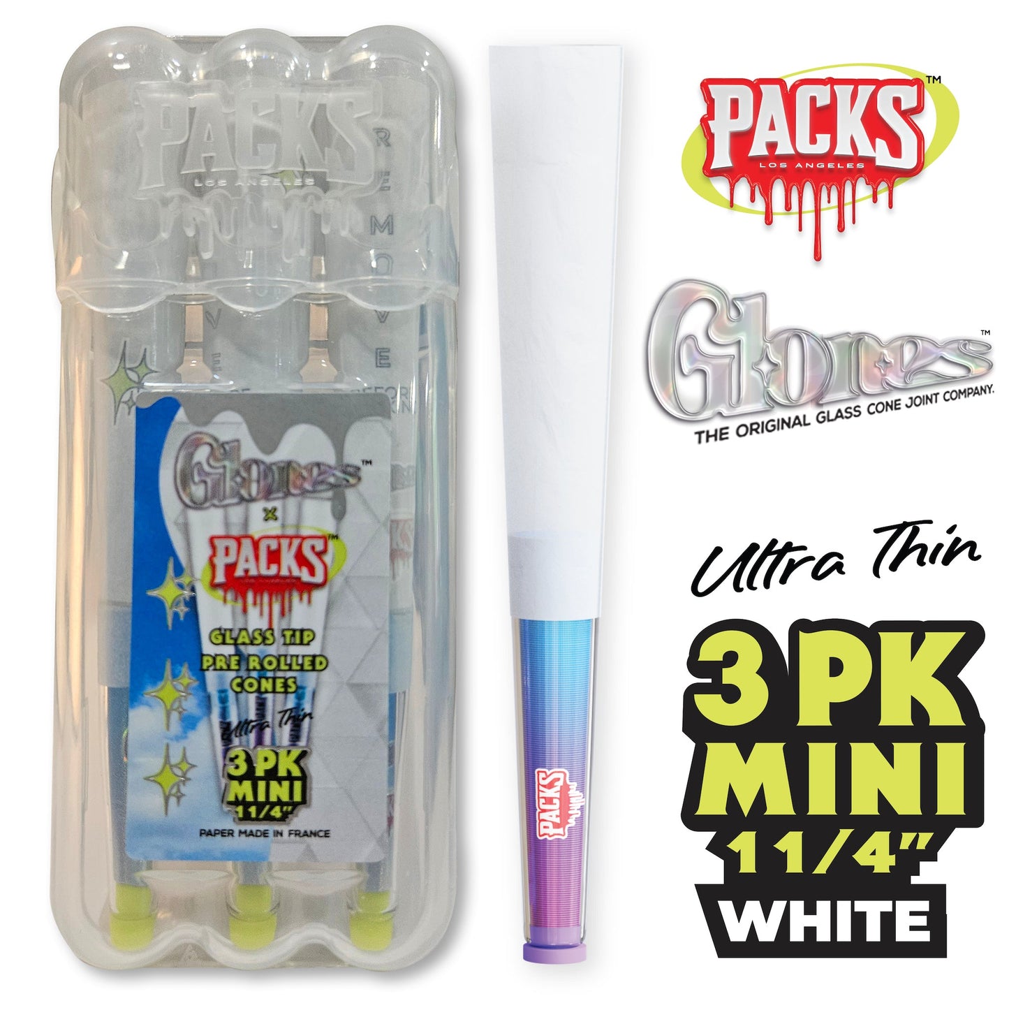 Packwoods Glones Glass Tip Pre-Rolled Cones