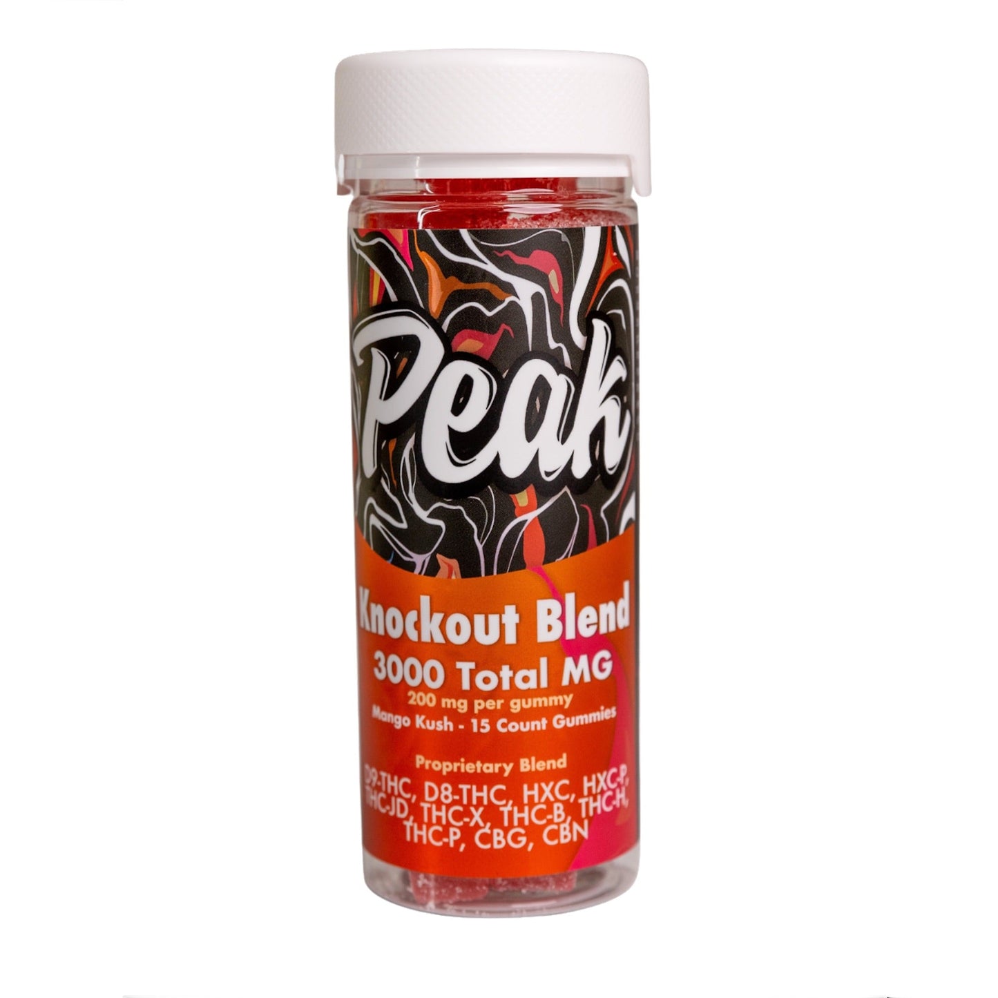 Peak Knockout Blend Gummies 3000mg 15ct