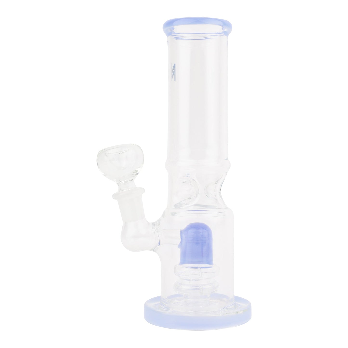 Pinched Perc Bong 7in Borosilicate Glass Pink