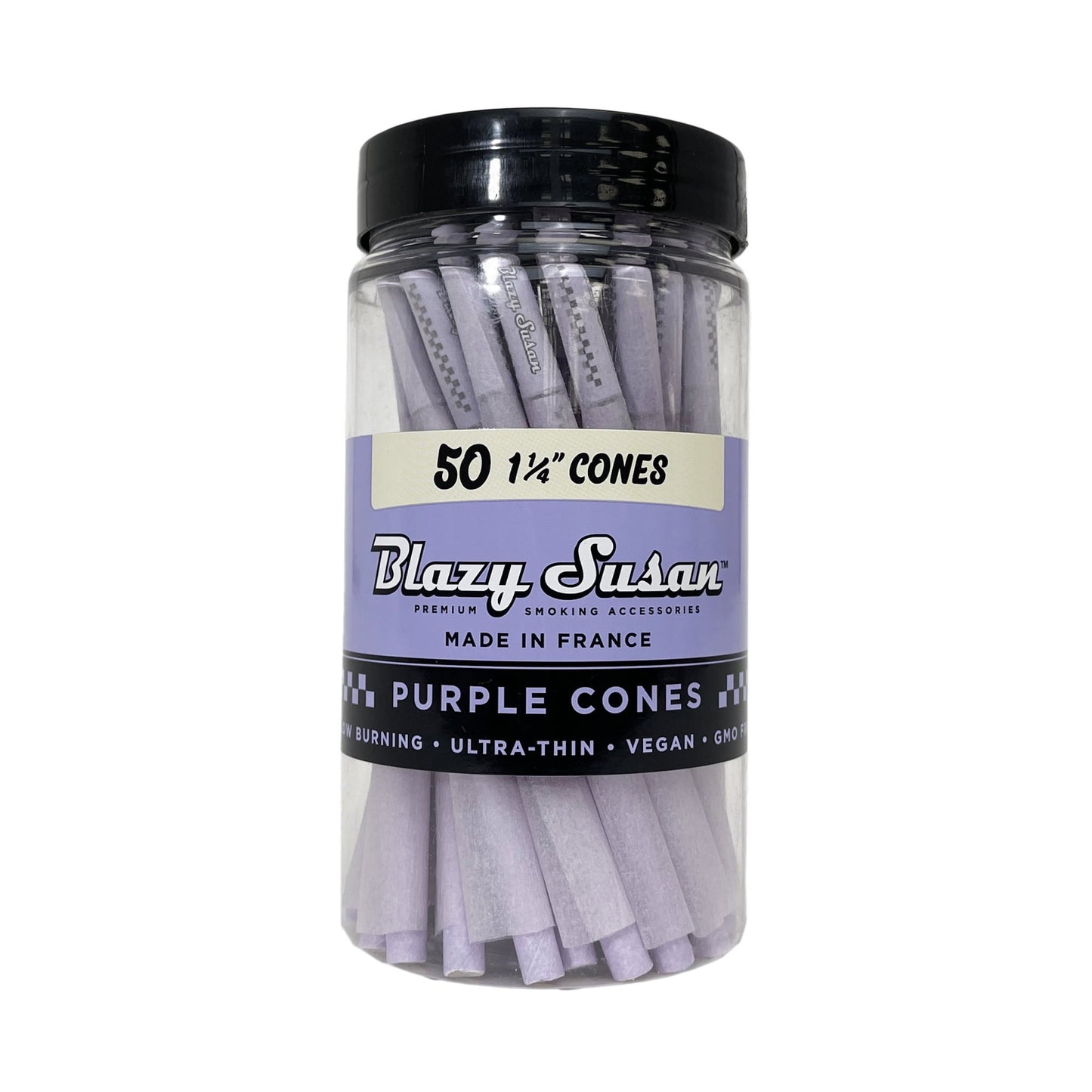 Blazy Susan Purple 1 1/4in Cones 50ct