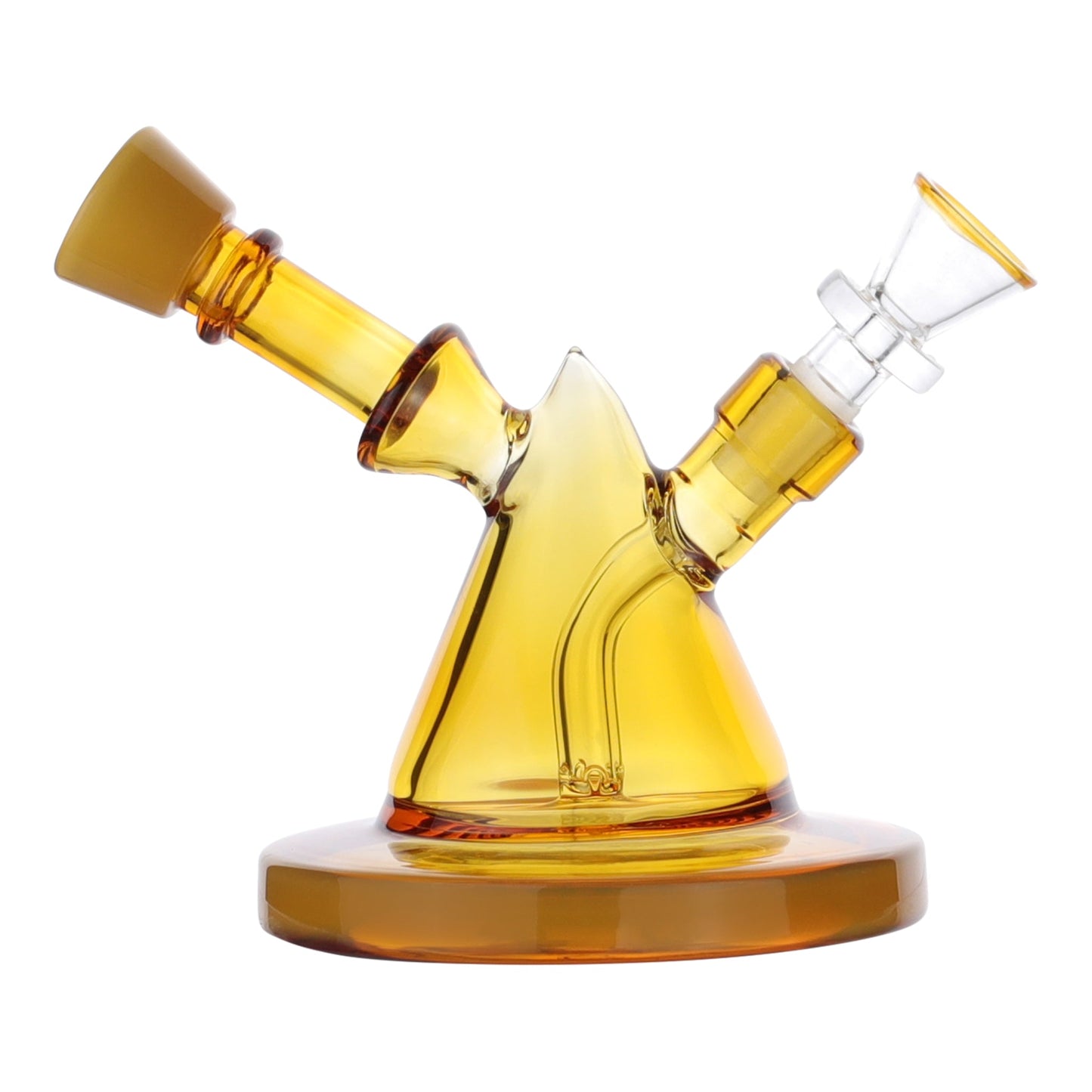 Royal Glass Pyramid Scheme Bubbler Bong 6in