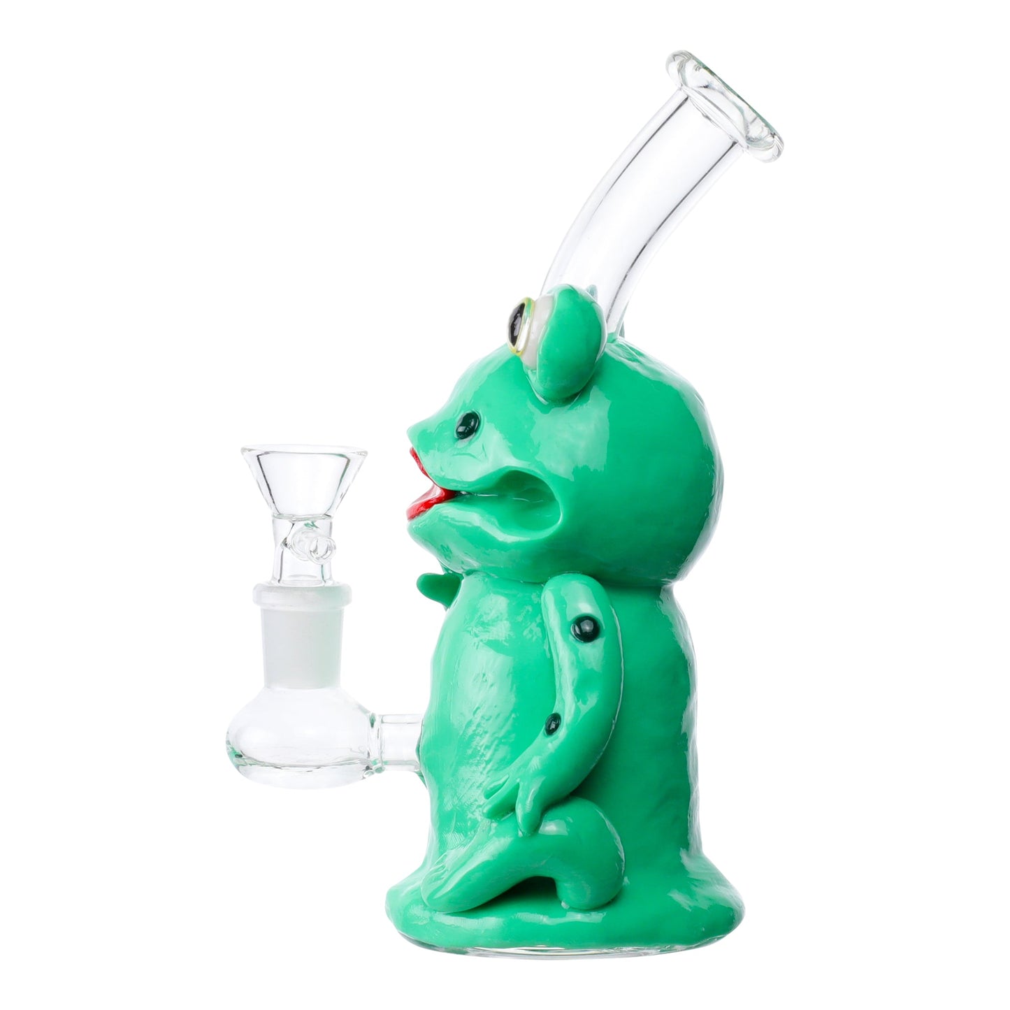 Rippin' Ribbit Bubbler Bong 7in