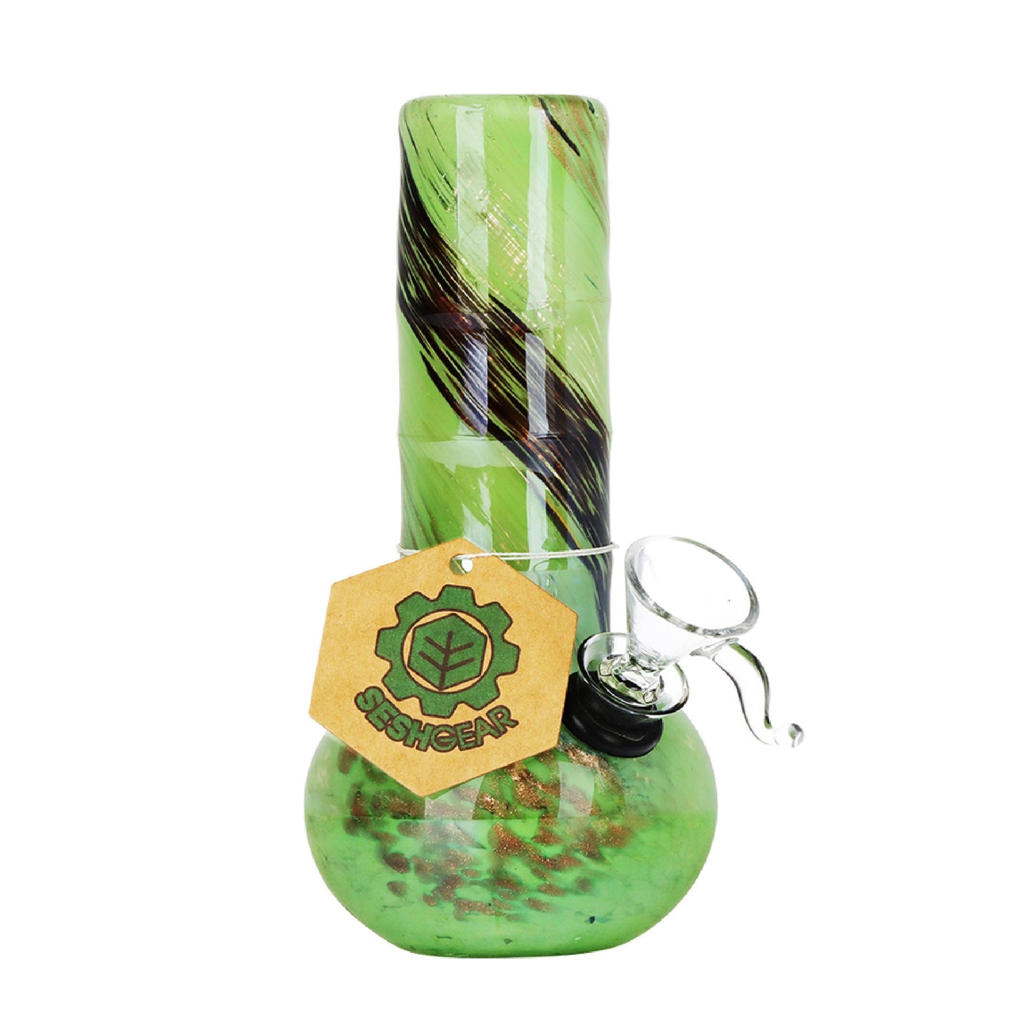 SeshGear Celebrate Joy Soft Glass Bong 6in
